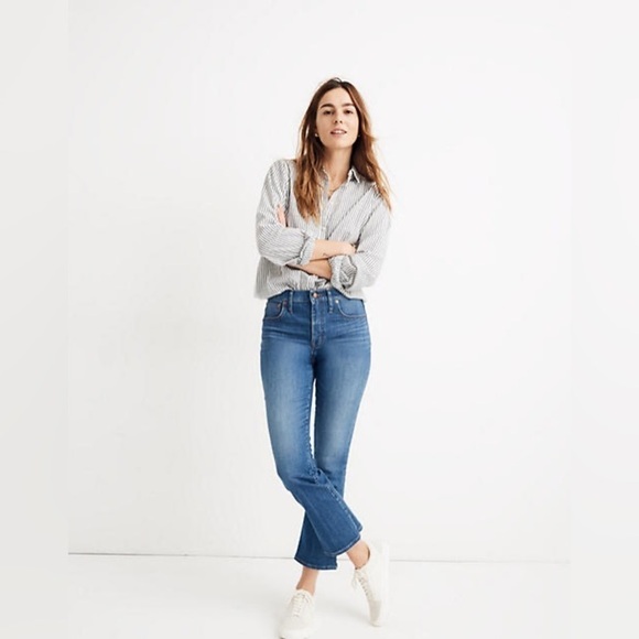 MADEWELL Cali Demi-Boot Jeans in Tierney Wash: Eco Edition SIZE 25 - Picture 1 of 10